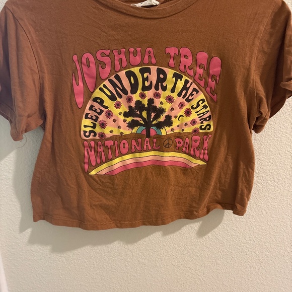 Moonchild Tops - Joshua tree vintage cropped top size xs